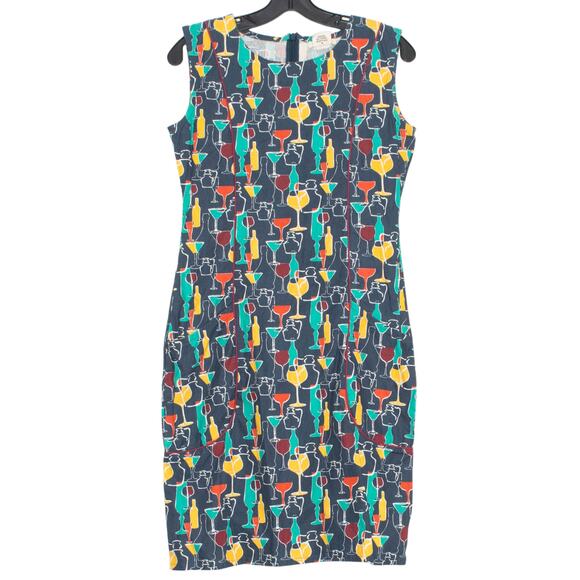 Mata Traders Dresses & Skirts - Mata Traders Dress Cocktail Retro Novelty Pin Up Rockabilly Sleeveless Small